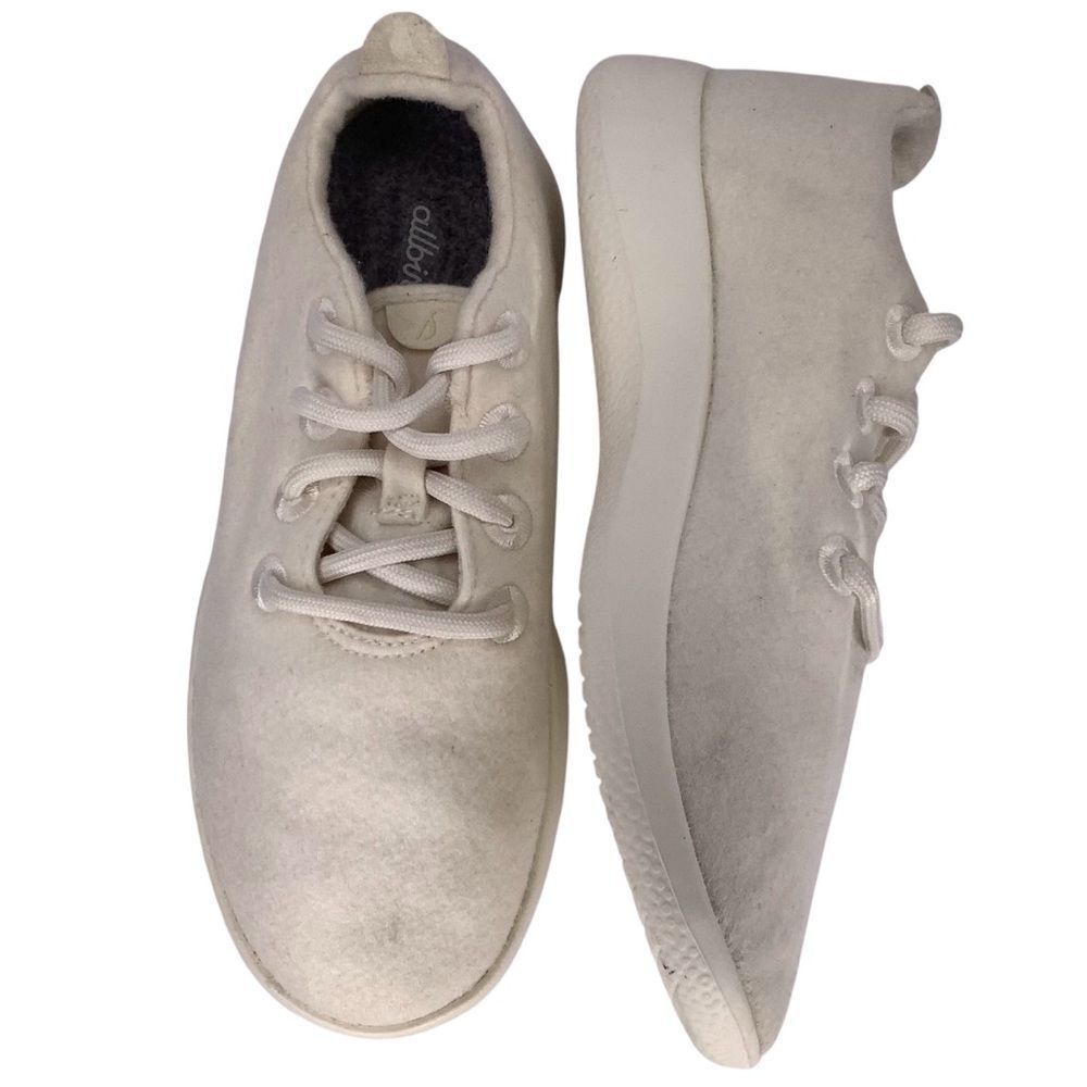 Allbirds Tree Runners Off White  Thermoregulating Women Sneakers Sz W7